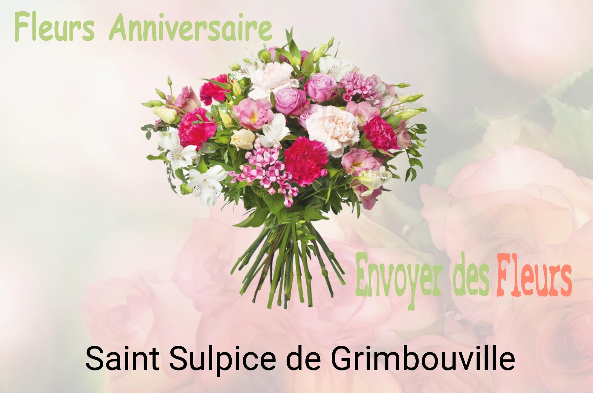 Bouquet de fleurs d’anniversaire livré à Saint-Sulpice-de-Grimbouville