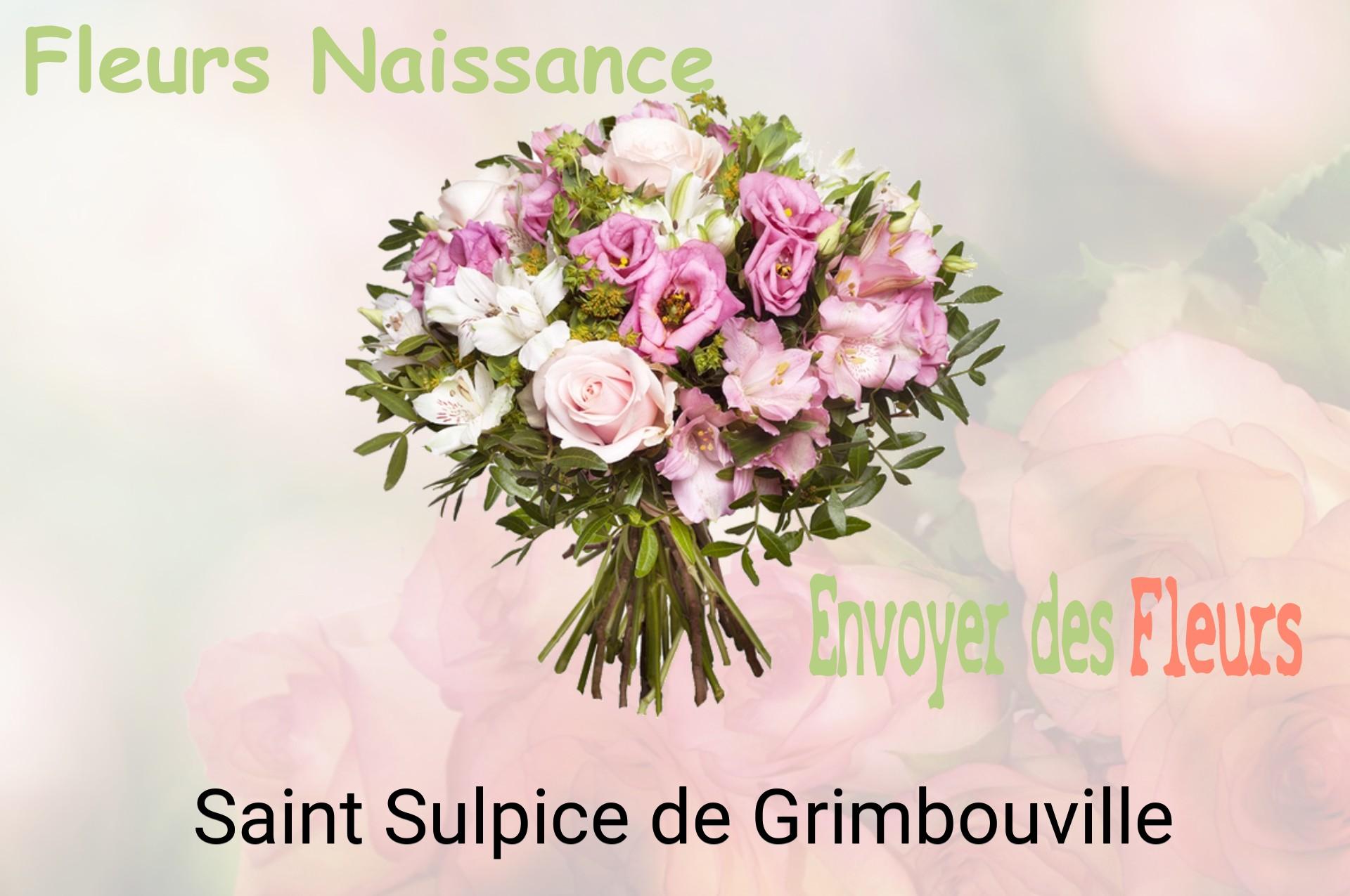Bouquet de fleurs de naissance livré à Saint-Sulpice-de-Grimbouville